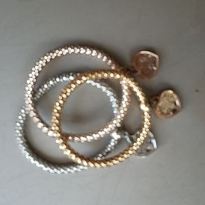 Pandora’s Box “Tree of Life” Heart Edition SET of 3 lovely stretchy bangles!!